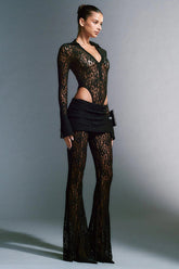 Roselle Flared Lace Pants
